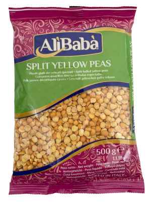 SPLIT YELLOW PEAS ALI BABA 500GRx21PCS