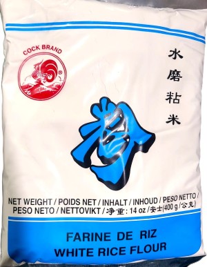 COCK FARINA DI WHITE RISO 400GR & 50PCS