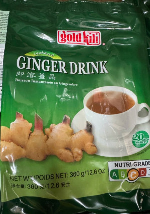 GOLD KILI GINGER DRINK (20 BUSTINA) 360GRx12PCS