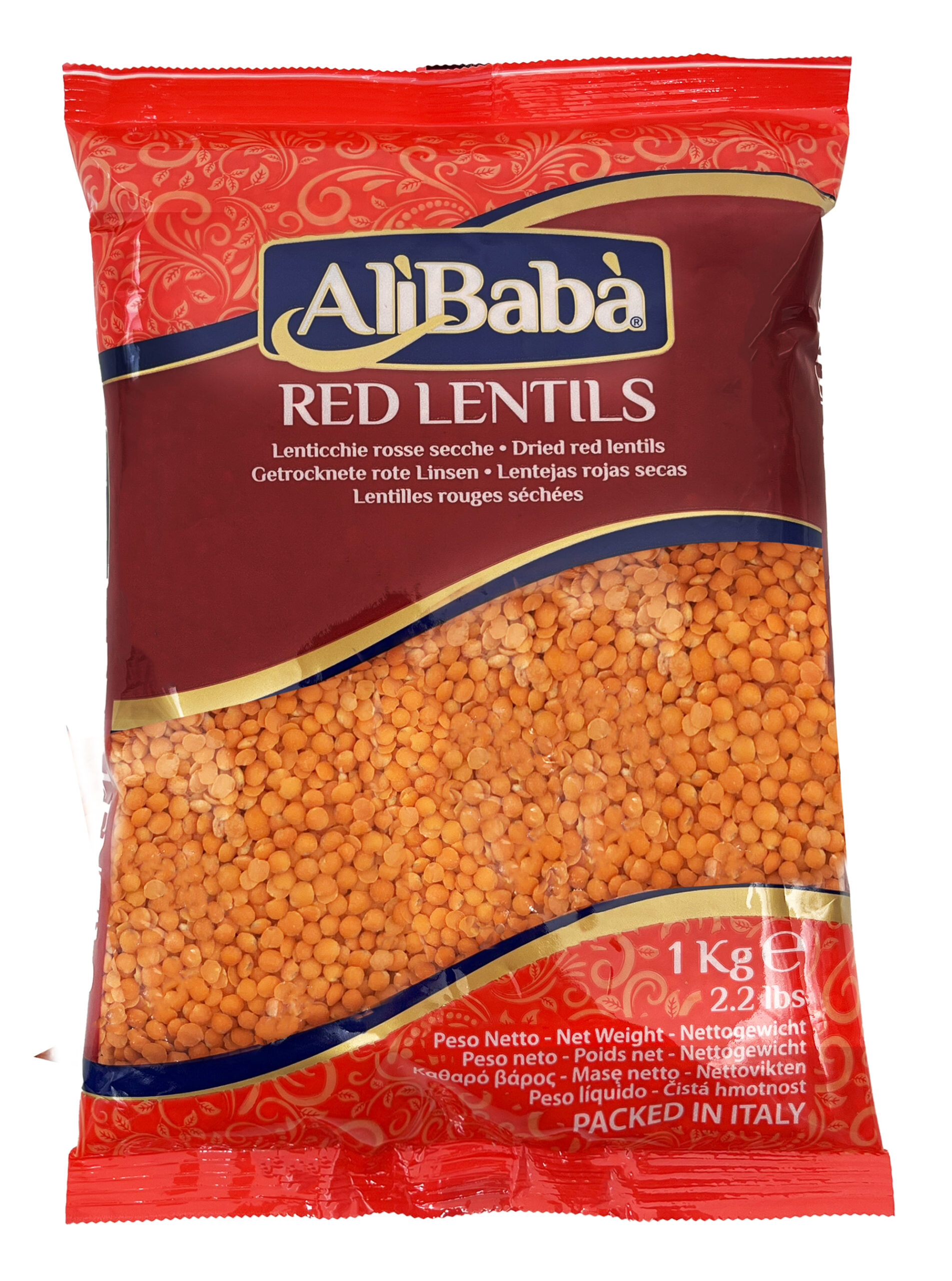 LENTILS RED FOOTBALL ALI 1KGx10PKT LENTILS RED FOOTBALL ALI 1KG - Image 1