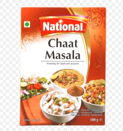 NATIONAL CHAAT MASALA 100GRx6PCS NATIONAL CHAAT MASALA 100GR - Image 1