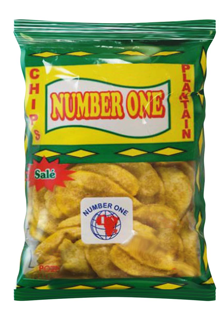 NUMBER 1 PLANTAIN CHIPS SALATO 85GRx20PCS NUMBER 1 PLANTAIN CHIPS SALATO 85GR - Image 1