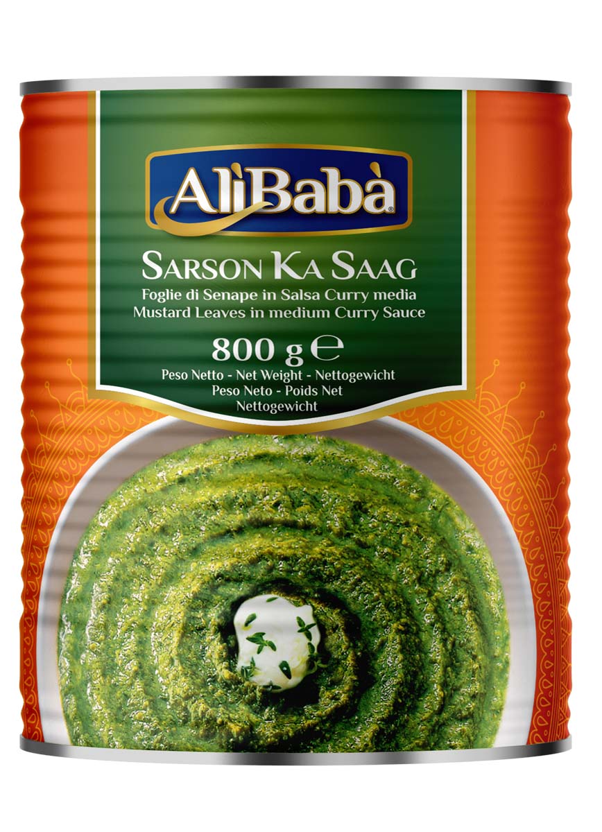 SARSON KA SAAG ALI BABA 800GRx12PCS SARSON KA SAAG ALI BABA 800GR - Image 1